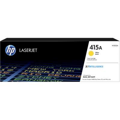 HP 415A W2032A sárga (yellow) eredeti toner
