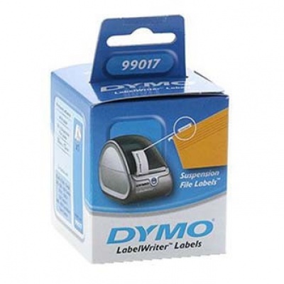 Dymo 99017, S0722460, 12mm x 50mm, fehér, 220 db, papír címkék