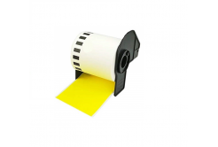 Brother DK-22605, 62mm x 30,48m, kompatibilis sárga címketekercs