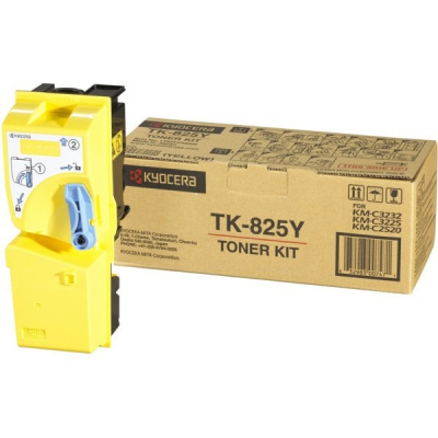 Kyocera Mita TK-825Y sárga (yellow) eredeti toner