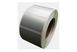 Öntapadós fólia 36x18 mm, 2000db, ezüst, termo, tekercs