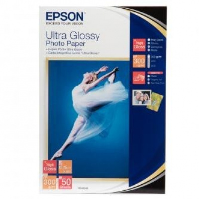 Epson Ultra Glossy Photo Paper C13S041943, 10x15cm, fényes, fehér, fotópapír