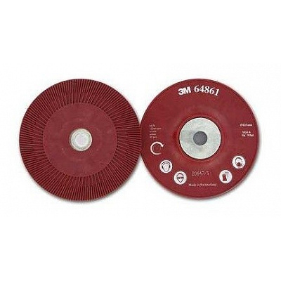 3M Bordázott alátét fíbertárcsákhoz, piros 115 mm M14