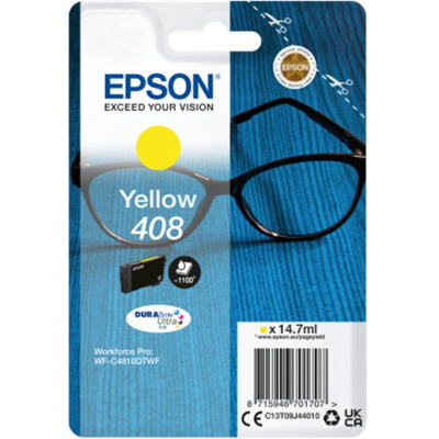 Epson 408 C13T09J44010 sárga (yellow) eredeti tintapatron