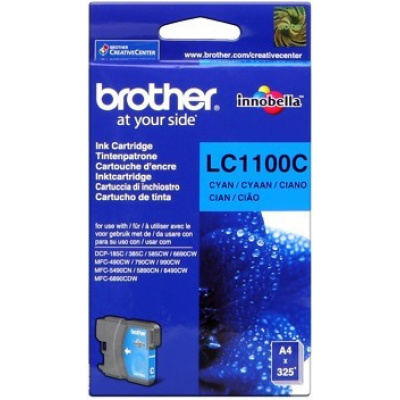 Brother LC-1100C cián (cyan) eredeti tintapatron, Lejárt