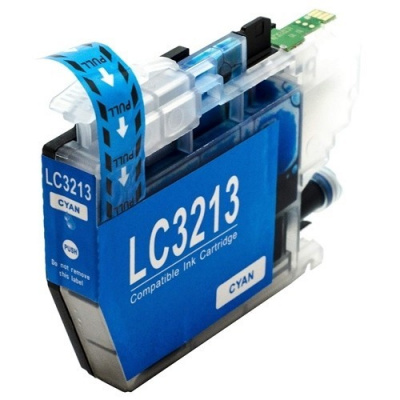 Brother LC-3213 cián (cyan) utángyártott tintapatron