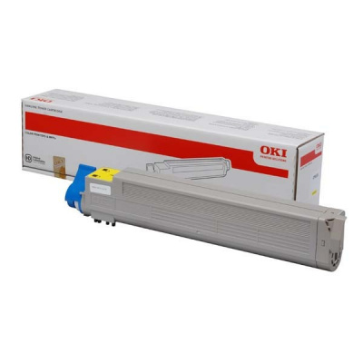 OKI 43837129 sárga (yellow) eredeti toner