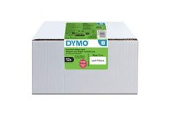 Dymo 2234183, 89mm x 41mm, névtáblákra, kivehető, fehér, eredeti papírcímkék, 12 x 300 db