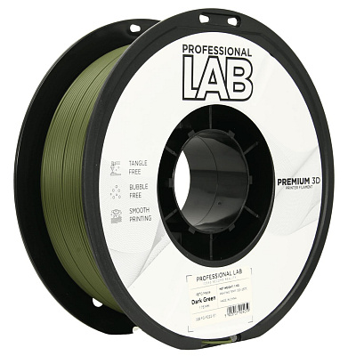 Professional Lab FG-P222-E1, 3D filament, PETG Matte, 1,75mm, 1000g, Sötét zöld (Dark green)