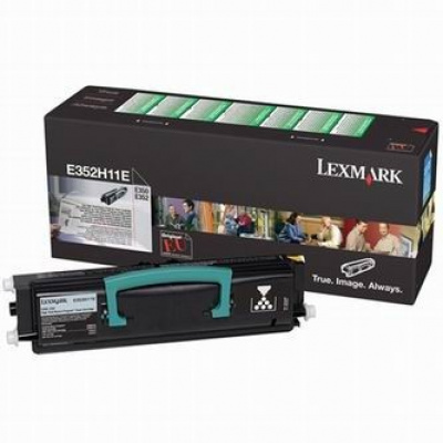Lexmark E352H11E fekete (black) eredeti toner