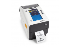 Zebra ZD611 Healthcare ZD6AH22-T0EB02EZ TT, 8 dots/mm (203 dpi), címkenyomtató, USB, BT, Ethernet, Wi-Fi, EPLII, ZPLII, kit (USB), white (Utód GC420t)