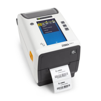 Zebra ZD611 Healthcare ZD6AH22-T0EB02EZ TT, 8 dots/mm (203 dpi), címkenyomtató, USB, BT, Ethernet, Wi-Fi, EPLII, ZPLII, kit (USB), white (Utód GC420t)