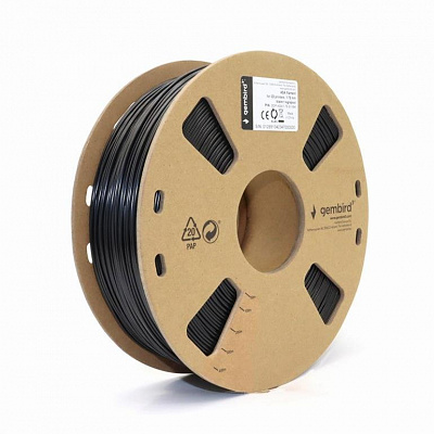 Filament GEMBIRD, ASA, 1,75mm, 1kg, černá