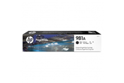 HP 981A J3M71A fekete (black) eredeti tintapatron