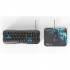 E-blue Polygon, Cobra II billentyűzet és egér szett, US, gamer, Mazer Marface S egérpaddal, vezetékes (USB) típus, fekete-kék