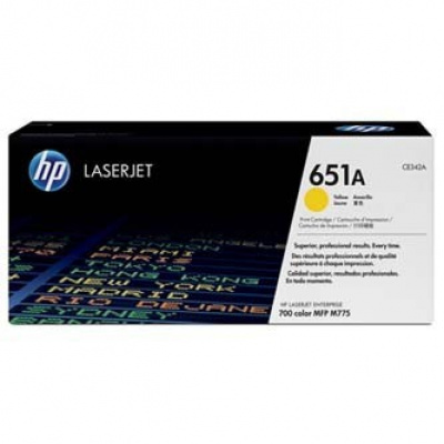 HP 651A CE342A sárga (yellow) eredeti toner