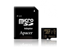 Apacer memóriakártya Secure Digital Card U1, 128GB, micro SDXC, AP128GMCSX10U1-R, UHS-I U1 (Class 10), adapterrel