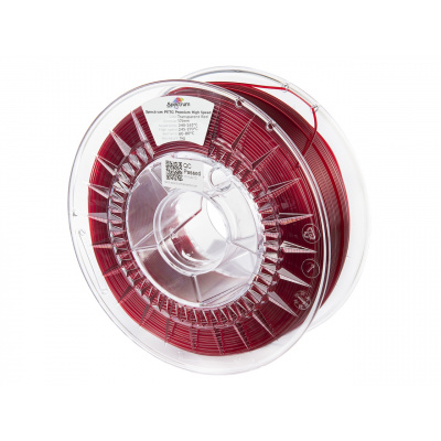 Spectrum 81551 filament, PETG Premium High Speed, 1kg, 1.75mm, TR. RED