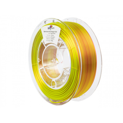 Spectrum 81395 3D filament, PLA Magic Silk, 1,75mm, 250g, Többszínű (Solar flare)