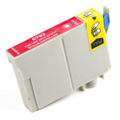 Epson T0793 bíborvörös (magenta) kompatibilis tintapatron