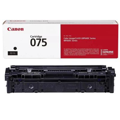 Canon 075 BK 6365C002 fekete (black) eredeti toner
