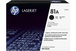 HP 81A CF281A fekete (black) eredeti toner