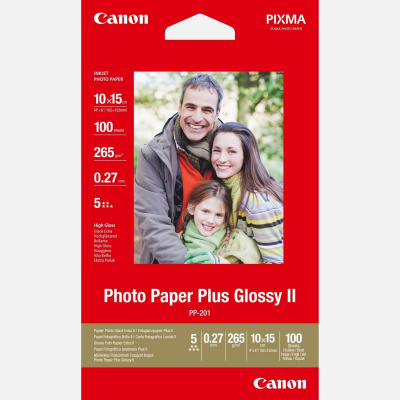 Canon Paper Plus Photo 2311B072, 100db, 10x15cm, fényes, tintasugaras, fehér, fotópapír