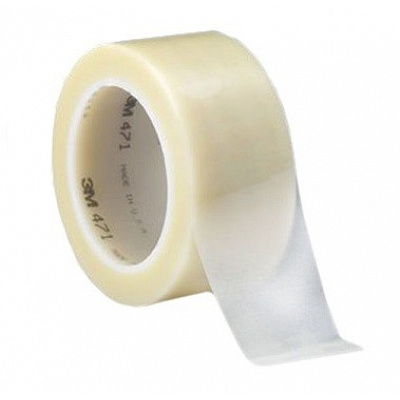3M 471 jelölő PVC ragasztószalag, kopásálló, átlátszó 50 mm x 33 m