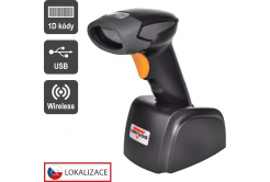 Virtuos EH02G0022 CCD olvasó HW-311A, vezeték nélküli, USB alap, fekete