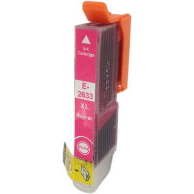 Epson T2633 XL bíborvörös (magenta) kompatibilis tintapatron