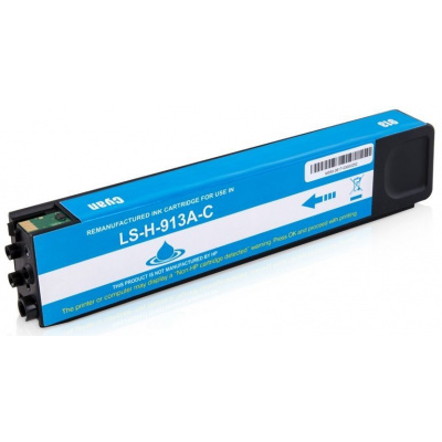 Utángyártott tintapatron a HP 913A F6T77AE cián (cyan) 