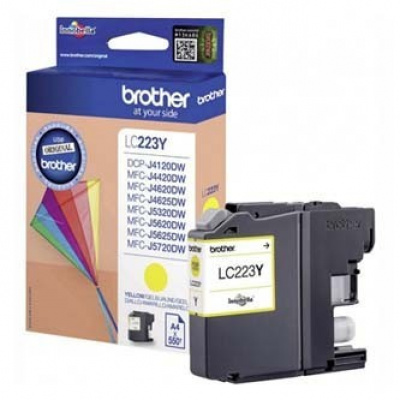 Brother LC-223Y sárga (yellow) eredeti tintapatron