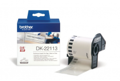 Brother DK-22113, 62mm x 15,24m, fóliával bevont, eredeti folyamatos tekercs