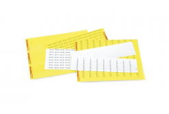 Partex címkék PF-07533KT9, 7,5 x 33 mm, fehér, 100 db, A4, 1 lap