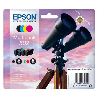 Epson 502 T02V640 CMYK multipack eredeti tintapatron