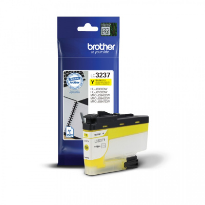 Brother LC-3237Y sárga (yellow) eredeti tintapatron
