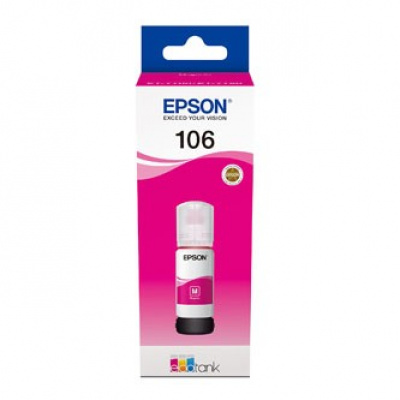 Epson 106 C13T00R340 bíborvörös (magenta) eredeti tintapatron
