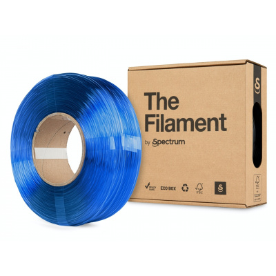"The Filament" by Spectrum TF-24068, ReFill PETG, 1,75mm, 1000g, Átlátszó kék (Transparent blue)
