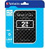 VERBATIM HDD 2.5" 2TB Store 'n' Go hordozható merevlemez USB 3.0, fekete GEN II