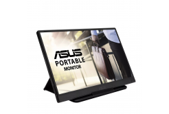 ASUS ZenScreen MB165B 90LM0703-B01170 Monitor, 15,6", TN, HD ready, 60Hz, 10ms, fekete, 3R