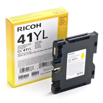 Ricoh GC41Y 405768 sárga (yellow) eredeti gél patron