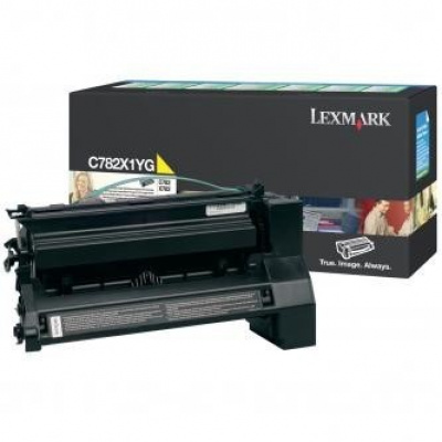 Lexmark C782X1YG sárga (yellow) eredeti toner