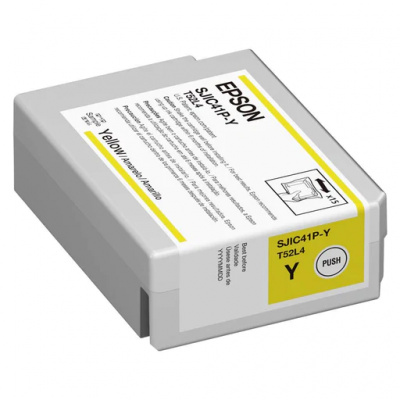 Epson SJIC42P-Y C13T52M440 a ColorWorks esetében, sárga (yellow) eredeti tintapatron