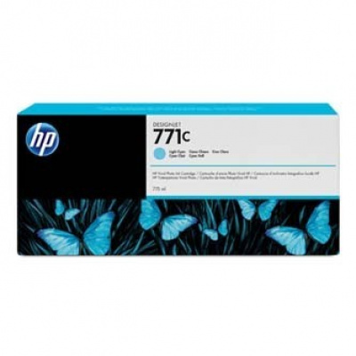 HP 771C B6Y12A világos cián (light cyan) eredeti tintapatron