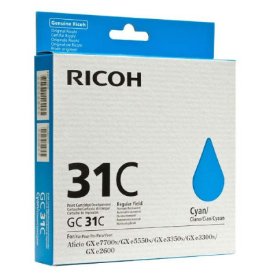 Ricoh GC-31C 405689 cián (cyan) eredeti tintapatron