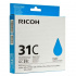 Ricoh GC-31C 405689 cián (cyan) eredeti tintapatron