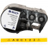 Brady M4C-375-595-YL-BK / 170844, 9.53 mm x 7.62 m, vinil, fekete nyomtatás / sárga alapon