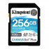Kingston memóriakártya Canvas Go! Plus, 256GB, SDXC, SDG3/256GB, UHS-I U3 (Class 10), V30