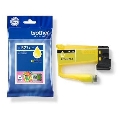Brother LC-527XLY sárga (yellow) eredeti tintapatron
