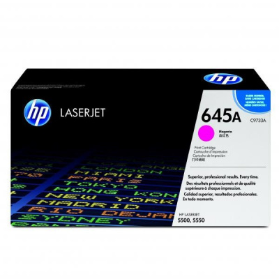HP 645A C9733A bíborvörös (magenta) eredeti toner